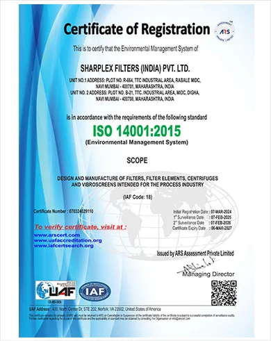 ISO 45001:2018 certificate